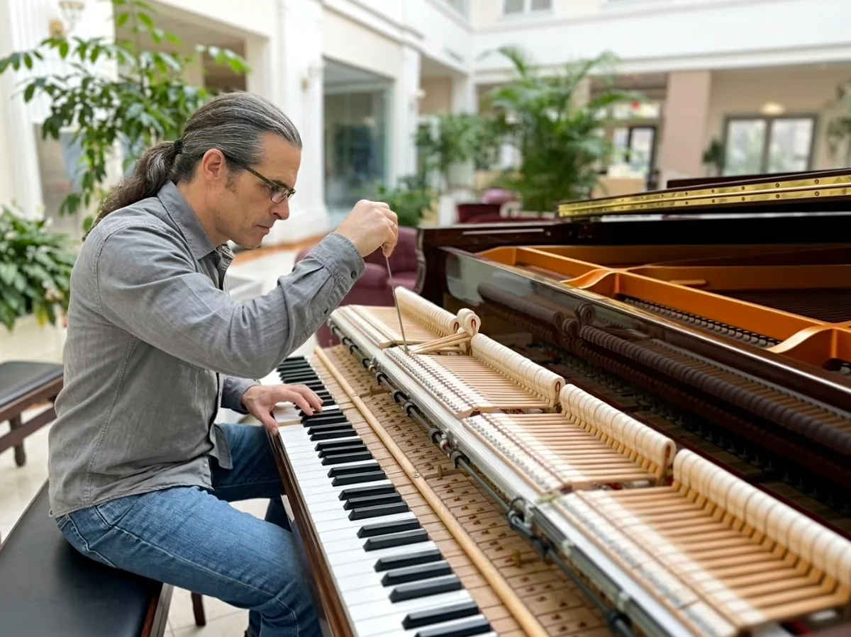 Tom Lepinski performing grand regulation in Albuquerque.