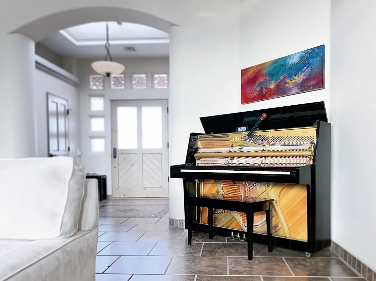 Upright piano tuning in Bernalillo, NM.