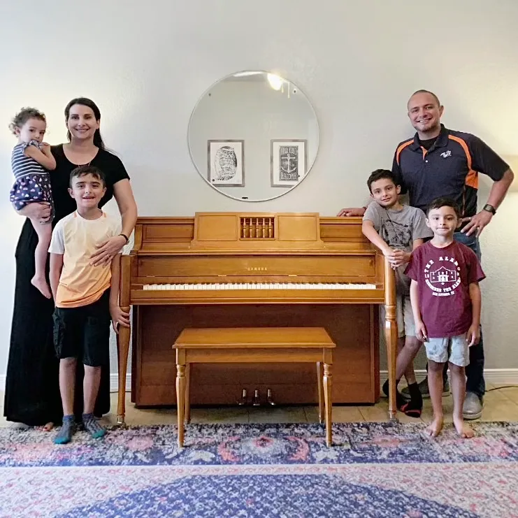 Piano Giveaway Recipients